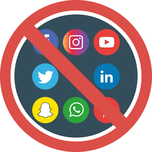 No social media integrations